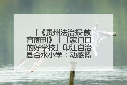 《贵州法治报·教育周刊》丨「家门口的好学校」印江自治县合水小学：动感篮球操 活力满校园