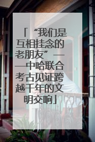 “我们是互相挂念的老朋友”——中哈联合考古见证跨越千年的文明交响