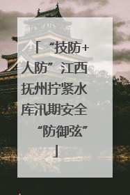 “技防+人防”江西抚州拧紧水库汛期安全“防御弦”