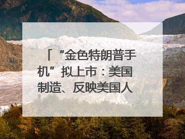 “金色特朗普手机”拟上市：美国制造、反映美国人价值观？质疑者：像天方夜谭