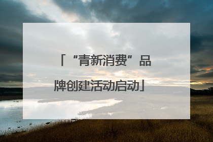 “青新消费”品牌创建活动启动