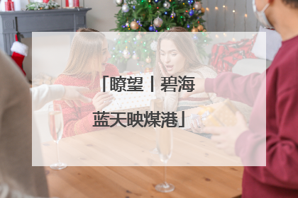 瞭望丨碧海蓝天映煤港