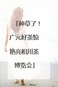 种草了！广元好茶惊艳亮相川茶博览会