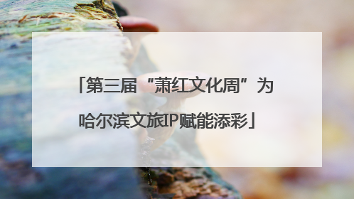 第三届“萧红文化周”为哈尔滨文旅IP赋能添彩