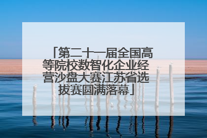 第二十一届全国高等院校数智化企业经营沙盘大赛江苏省选拔赛圆满落幕