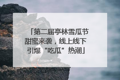 第二届亭林雪瓜节甜蜜来袭，线上线下引爆“吃瓜”热潮