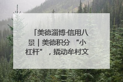 美德淄博·信用八景｜美德积分 “小杠杆”，撬动牟村文明 “大能量”