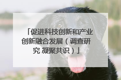 促进科技创新和产业创新融合发展（调查研究 凝聚共识）