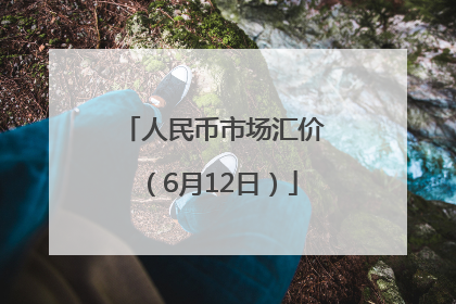人民币市场汇价（6月12日）