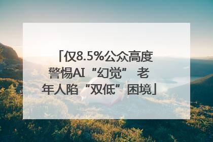仅8.5%公众高度警惕AI“幻觉” 老年人陷“双低”困境