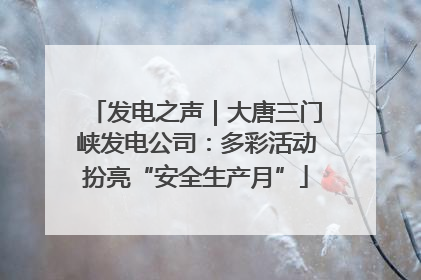发电之声｜大唐三门峡发电公司：多彩活动扮亮“安全生产月”