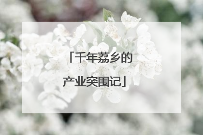 千年荔乡的产业突围记