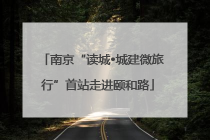 南京“读城•城建微旅行”首站走进颐和路