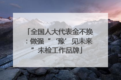 全国人大代表金不换：做强“‘豫’见未来”未检工作品牌