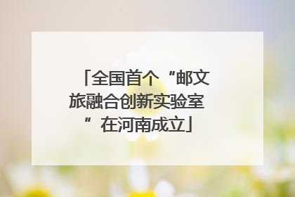 全国首个“邮文旅融合创新实验室”在河南成立