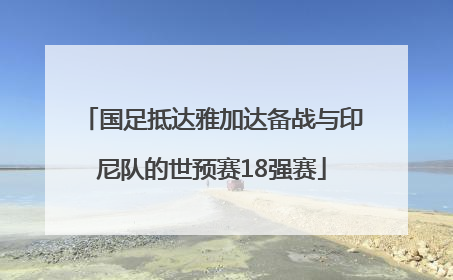 国足抵达雅加达备战与印尼队的世预赛18强赛