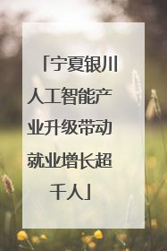 宁夏银川人工智能产业升级带动就业增长超千人