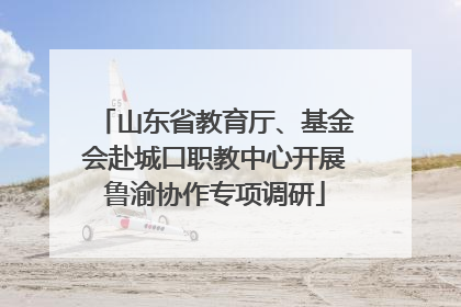 山东省教育厅、基金会赴城口职教中心开展鲁渝协作专项调研