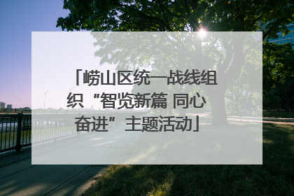 崂山区统一战线组织“智览新篇 同心奋进”主题活动