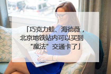 巧克力蛙、海德薇，北京地铁站内可以买到“魔法”交通卡了