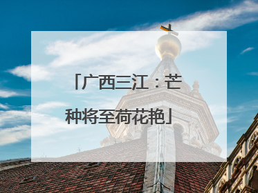 广西三江：芒种将至荷花艳