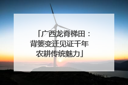广西龙脊梯田：背篓变迁见证千年农耕传统魅力