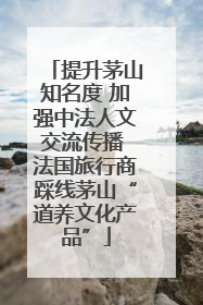 提升茅山知名度 加强中法人文交流传播 法国旅行商踩线茅山“道养文化产品”