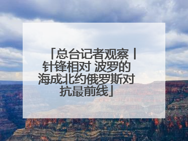 总台记者观察丨针锋相对 波罗的海成北约俄罗斯对抗最前线