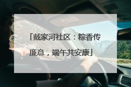 戴家河社区：粽香传廉意，端午共安康