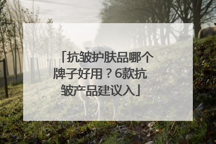 抗皱护肤品哪个牌子好用？6款抗皱产品建议入