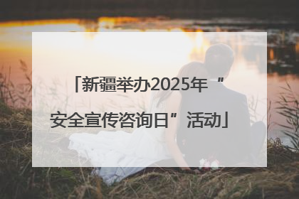 新疆举办2025年“安全宣传咨询日”活动