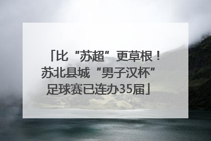 比“苏超”更草根！苏北县城“男子汉杯”足球赛已连办35届