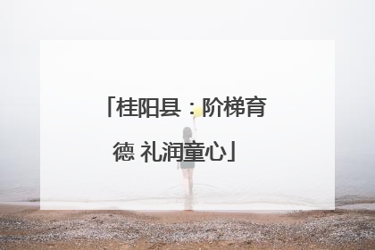 桂阳县：阶梯育德 礼润童心