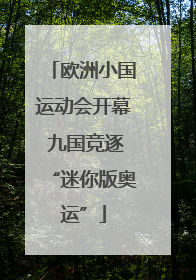 欧洲小国运动会开幕 九国竞逐“迷你版奥运”