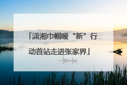 潇湘巾帼暖“新”行动首站走进张家界