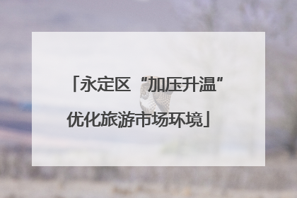 永定区“加压升温”优化旅游市场环境