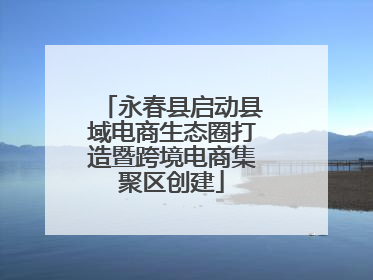 永春县启动县域电商生态圈打造暨跨境电商集聚区创建