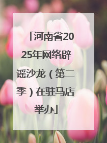 河南省2025年网络辟谣沙龙（第二季）在驻马店举办