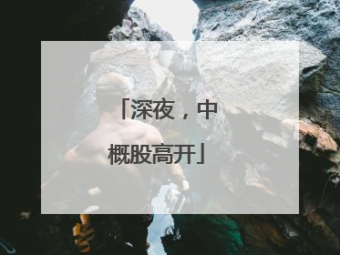 深夜，中概股高开