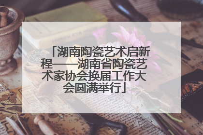 湖南陶瓷艺术启新程——湖南省陶瓷艺术家协会换届工作大会圆满举行