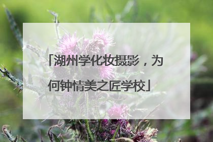 湖州学化妆摄影，为何钟情美之匠学校
