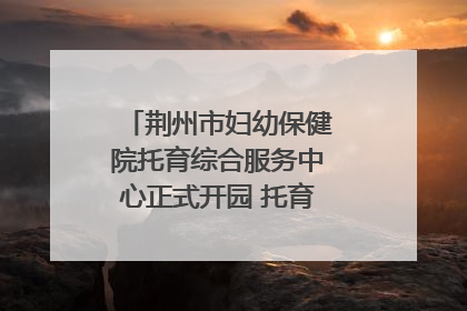 荆州市妇幼保健院托育综合服务中心正式开园 托育宣传月同步启动