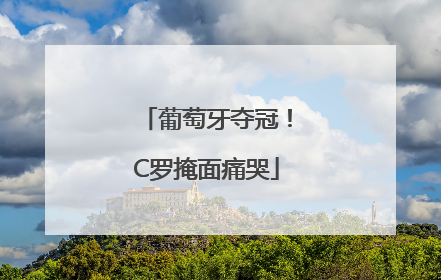 葡萄牙夺冠！C罗掩面痛哭