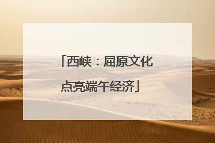 西峡：屈原文化点亮端午经济