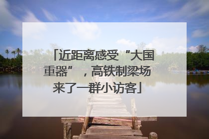 近距离感受“大国重器”，高铁制梁场来了一群小访客