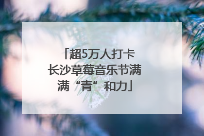 超5万人打卡 长沙草莓音乐节满满“青”和力