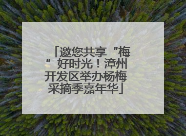 邀您共享“梅”好时光！漳州开发区举办杨梅采摘季嘉年华