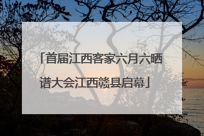 首届江西客家六月六晒谱大会江西赣县启幕