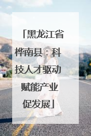 黑龙江省桦南县：科技人才驱动 赋能产业促发展
